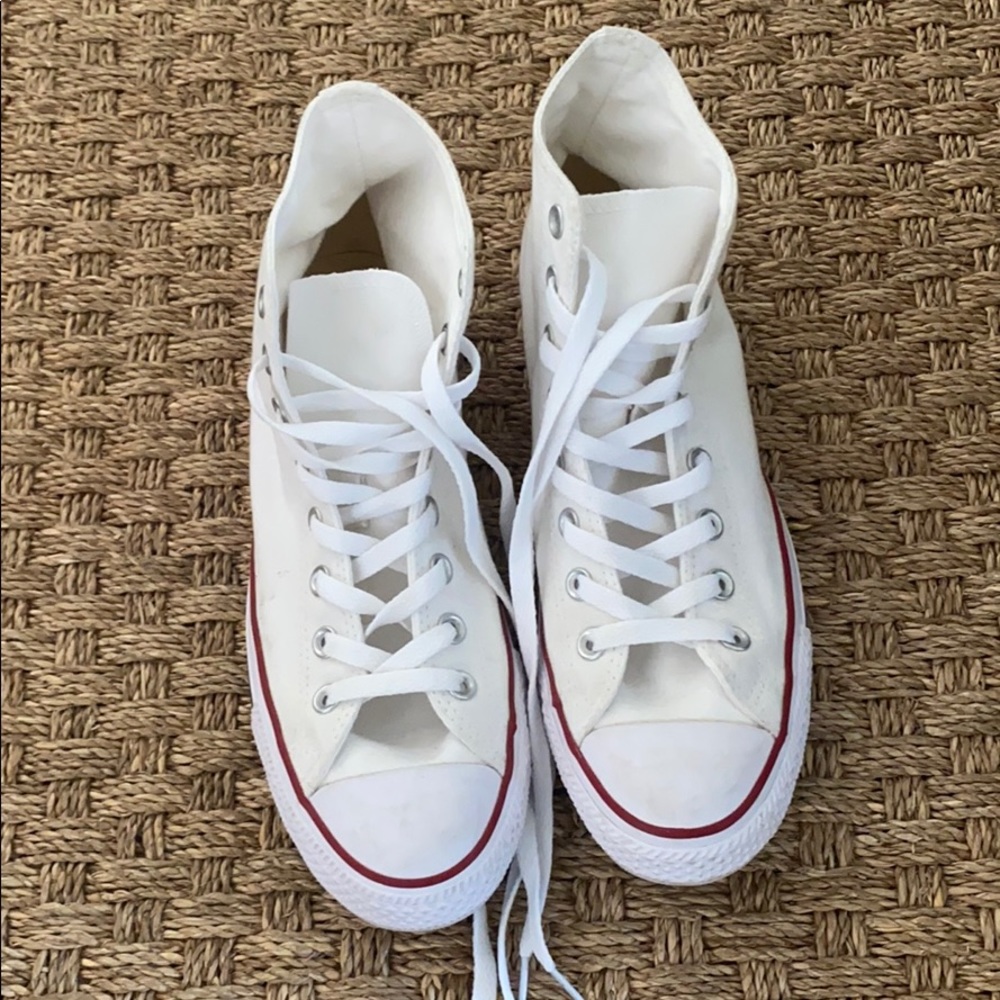 white high top converse